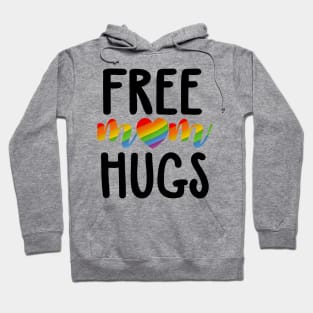 Vintage free mom hugs tshirt rainbow heart LGBT pride month Hoodie